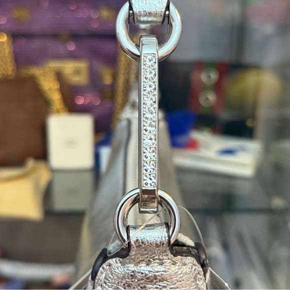 Kate Spade Nina Metallic Silver Leather Shoulder Bag MSRP $369 - NWT! - Picture 8 of 8